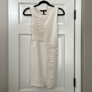 BCBG Maxazria cream dress